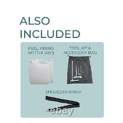 Outil Multifonction de Jardin à Essence 25cc 4 en 1 Coupe-bordures, Taille-haies, Tronçonneuse SYLVA