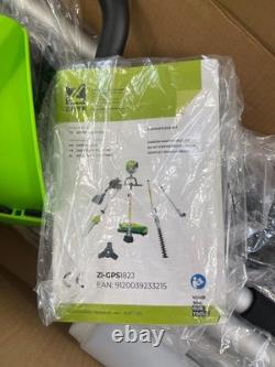 Outil de jardin 5 en 1 Zipper GPS182J Coupe-bordures à essence 51cc Tronçonneuse Taille-haie