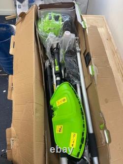Outil de jardin Zipper 5en1 GPS182J coupe-herbe à moteur de 51 cc, débroussailleuse, tronçonneuse, taille-haie