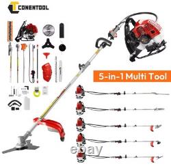 Outil de jardin à essence 52cc 5 en 1 : tronçonneuse, coupe-bordure, taille-haie Conentool