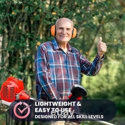 Outil de jardin multi-fonction 3 en 1, coupe-brosse, débroussailleuse, coupe-herbe 3T 52cc essence