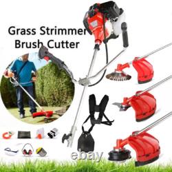Outil de jardin multi-fonction 3 en 1 taille-haie débroussailleuse coupe-bordure, 52cc 1 an de garantie