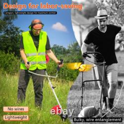 Outil de jardin multi-fonction 3 en 1 taille-haie débroussailleuse coupe-bordure, 52cc 1 an de garantie