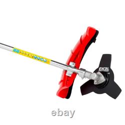 Outil de jardin multi-fonction 5 en 1 à essence 52cc Excel, souffleur de feuilles 3 en 1, brouette