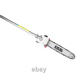 Outil de jardin multi-fonction 5 en 1 à essence 52cc Excel, souffleur de feuilles 3 en 1, brouette