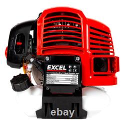 Outil de jardin multi-fonction 5 en 1 à essence 52cc Excel, souffleur de feuilles 3 en 1, brouette