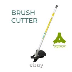 Outil de jardin multifonction 4 en 1 avec batterie 40V de grade B, débroussailleuse, taille-haie, sécateur