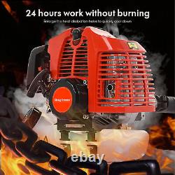 Outil de jardin multifonction 5 en 1 52cc à essence Taille-haie Tronçonneuse Débroussailleuse Coupe-bordures