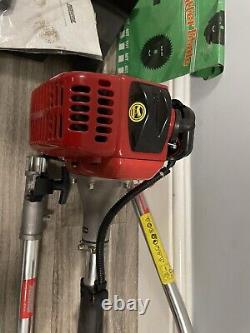 Outil de jardin multifonction 5 en 1 52cc : coupe-bordures, débroussailleuse, tronçonneuse