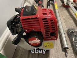 Outil de jardin multifonction 5 en 1 52cc : coupe-bordures, débroussailleuse, tronçonneuse