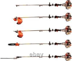 Outil de jardinage multifonction 5 en 1 52cc Taille-haie à essence Tronçonneuse Débroussailleuse Brushcutter