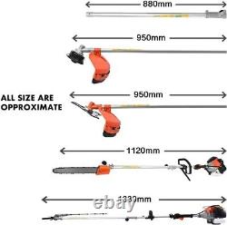 Outil de jardinage multifonction débroussailleuse taille-haies tronçonneuse sans fil 52cc