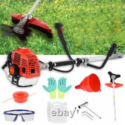 Outil de taille-haie 52Cc 2-en-1, débroussailleuse à essence, coupe-brosse, outil de tronçonneuse de jardin