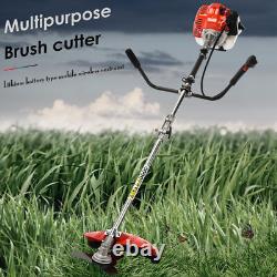 Outil de taille-haie 52Cc 2-en-1, débroussailleuse à essence, coupe-brosse, outil de tronçonneuse de jardin