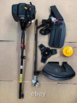 Outil multifonction McCulloch B33PS 2 en 1, débroussailleuse avec bobine et lame de coupe à brush cutter 33cc