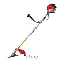 Outil polyvalent 2 en 1 Tronçonneuse à essence 52cc Débroussailleuse de jardin à 2 temps Coupe-brosse