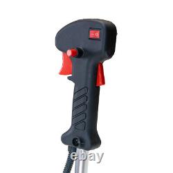 Outil polyvalent 2 en 1 Tronçonneuse à essence 52cc Débroussailleuse de jardin à 2 temps Coupe-brosse