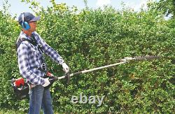 Scheppach 4 En 1 Jardin Multi Tool Petrol 32.6cc Strimmer Pole Saw Hedge Brush
