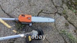 Scie à chaîne sur perche et débroussailleuse / coupe-bordures KOMBI STIHL km50