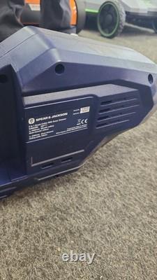 Spear & Jackson S366CBC Taille-bordures et brosse 2-en-1 avec 2× batteries et chargeur