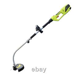 Taille-bordures électrique Garden Gear 900 W débroussailleuse 2-en-1 câble de 10 m poignée souple