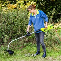 Taille-bordures électrique Garden Gear 900 W débroussailleuse 2-en-1 câble de 10 m poignée souple