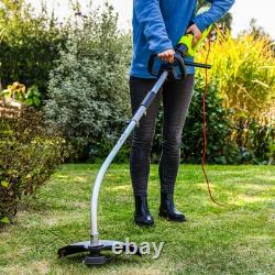 Taille-bordures électrique Garden Gear 900 W débroussailleuse 2-en-1 câble de 10 m poignée souple