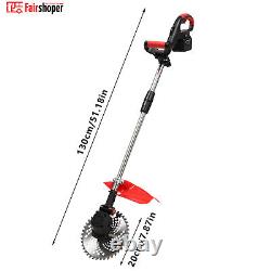 Taille-bordures sans fil de 1800W Coupe-herbe Désherbeur de jardin Coupe-herbe Coupe-brosse