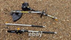 Titan Kombi Débroussailleuse/Coupe-brosse Perche Scie à Chaîne + Ext