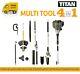 Titan Ttk587gdo 4in1 Multi-outils De Coupe-débroussailleuse Taille-haie Taille-haie