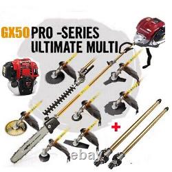 Tondeuse GX50 9 en 1 débroussailleuse taille-haie à 4 temps coupe-bordures à essence scie