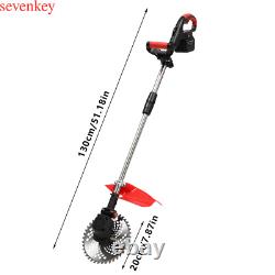 Tondeuse à gazon sans fil 1800W, coupe-herbe de jardin, coupeur de mauvaises herbes, débroussailleuse.