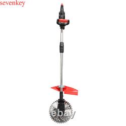 Tondeuse à gazon sans fil 1800W, coupe-herbe de jardin, coupeur de mauvaises herbes, débroussailleuse.