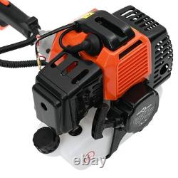 WALPLUS Débroussailleuse 4-en-1 Fonction 52cc 1.45kW Outil Puissant Orange